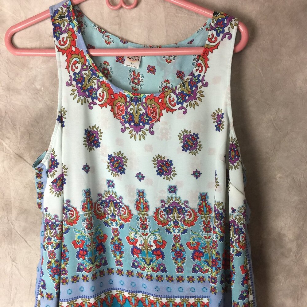 Bila NWT Tank Top Large Lightweight Summer Tank Top Blouse